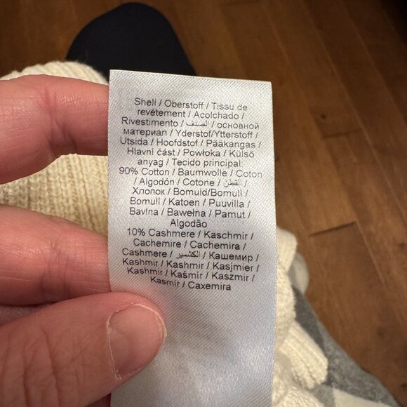 Part Two Cream Turtleneck Sweater | Size XL | Cotton & Cashmere Blend | EUC - Picture 6 of 8